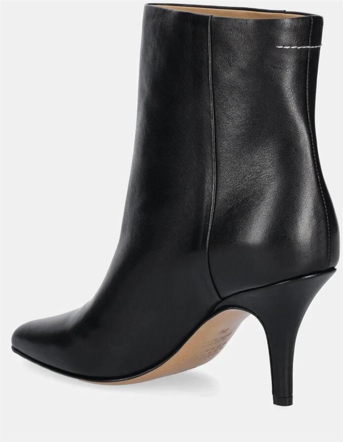 MM6 Maison Margiela Leren enkellaarzen met hakken - Foto 3
