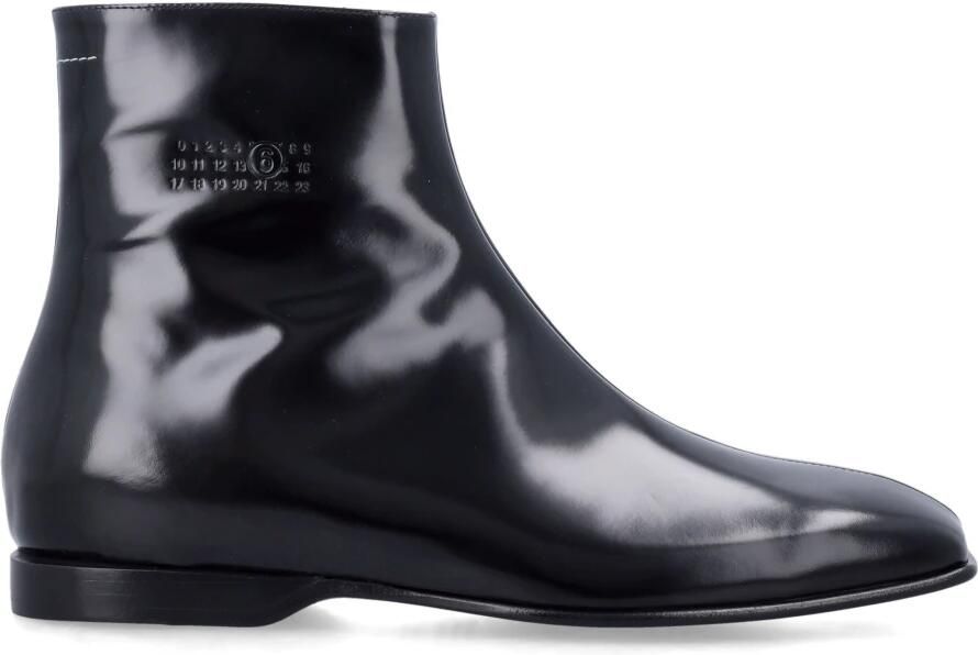MM6 Maison Margiela Leather Ankle Boots