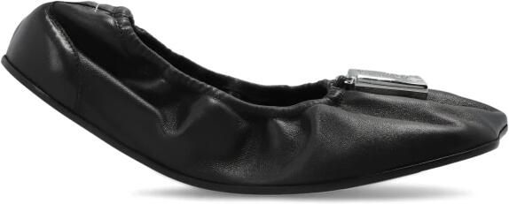 MM6 Maison Margiela Leren Ballerina's met Hanger