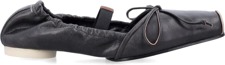 MM6 Maison Margiela Leren Ballerina's met Vierkante Neus - Foto 4
