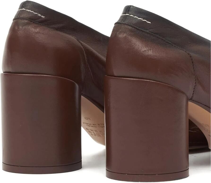 MM6 Maison Margiela Leren Pumps Hoge Hak Glad Bovenwerk