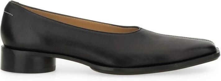 MM6 Maison Margiela Leren Pumps met Vierkante Neus