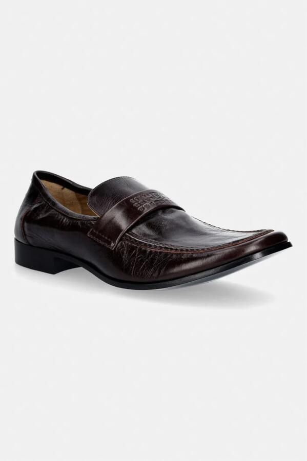 MM6 Maison Margiela Penny Strap Leren Loafers