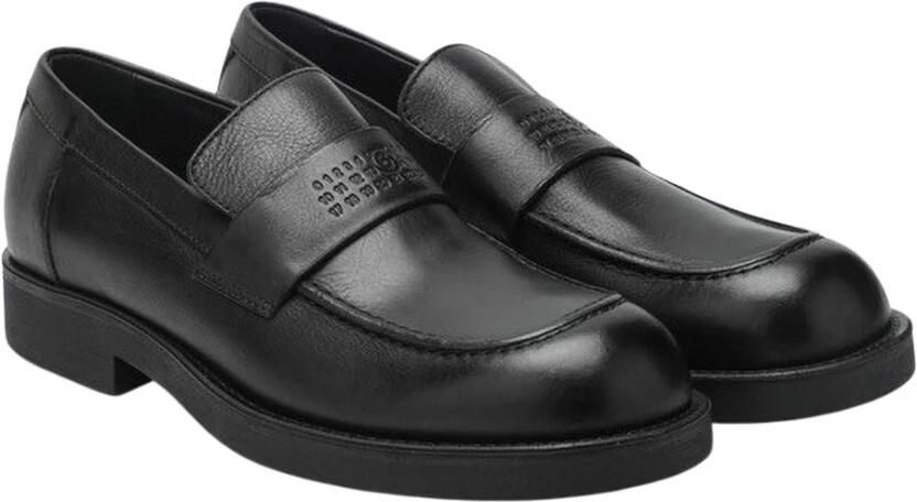 MM6 Maison Margiela Loafers met reliëflogo