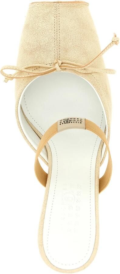 MM6 Maison Margiela Muiltjes van kalfsleer met vintage-effect - Foto 2