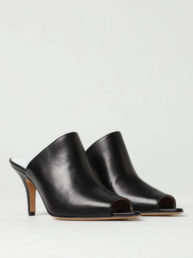 MM6 Maison Margiela Open Teen Kittenhak Muiltjes