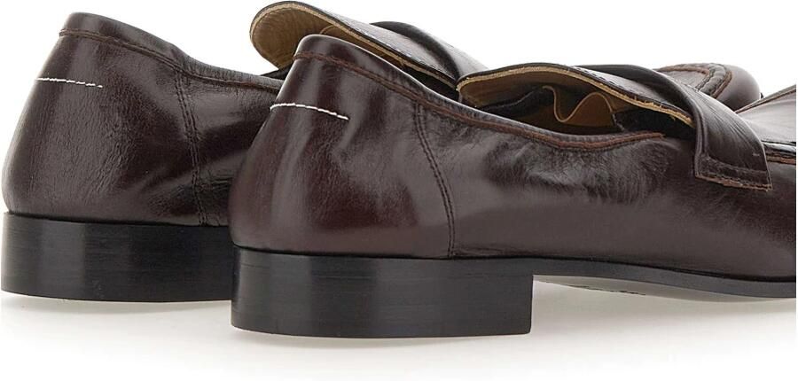 MM6 Maison Margiela Penny Strap Leren Loafers - Foto 2