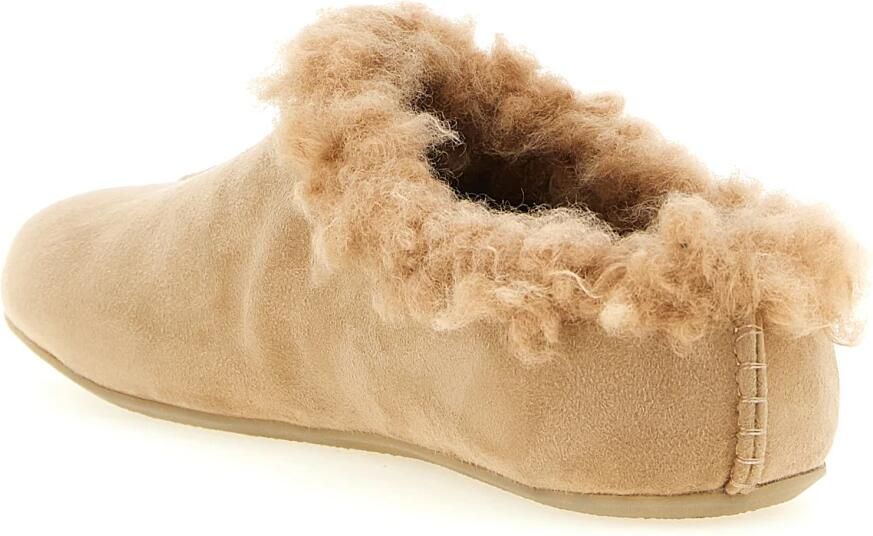 MM6 Maison Margiela Suede Faux Shearling Slipper - Foto 8