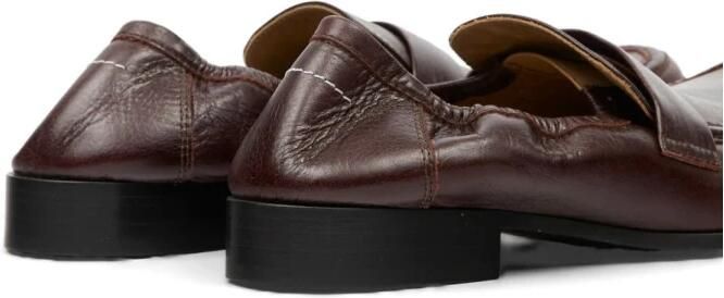 MM6 Maison Margiela Signature Stitching Loafers - Foto 3