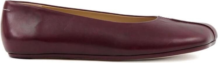 MM6 Maison Margiela Stitch-out leren ballerina's