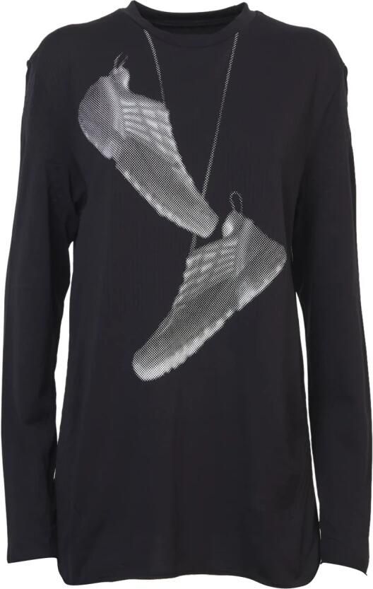 MM6 Maison Margiela T-shirt met sneakerprint - Foto 2