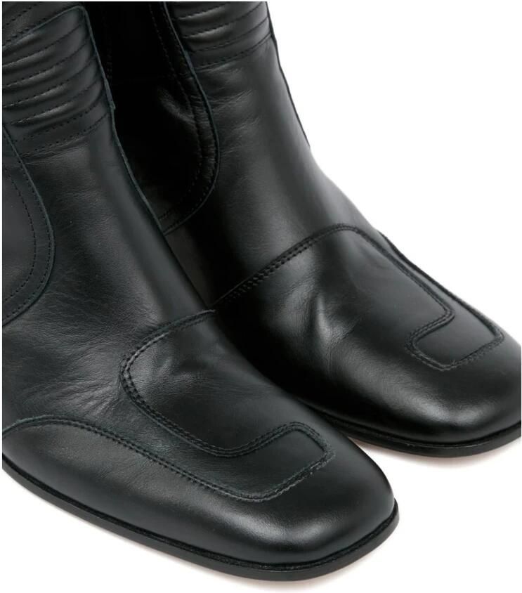MM6 Maison Margiela Zwarte enkellaarsjes voor vrouwen - Foto 2