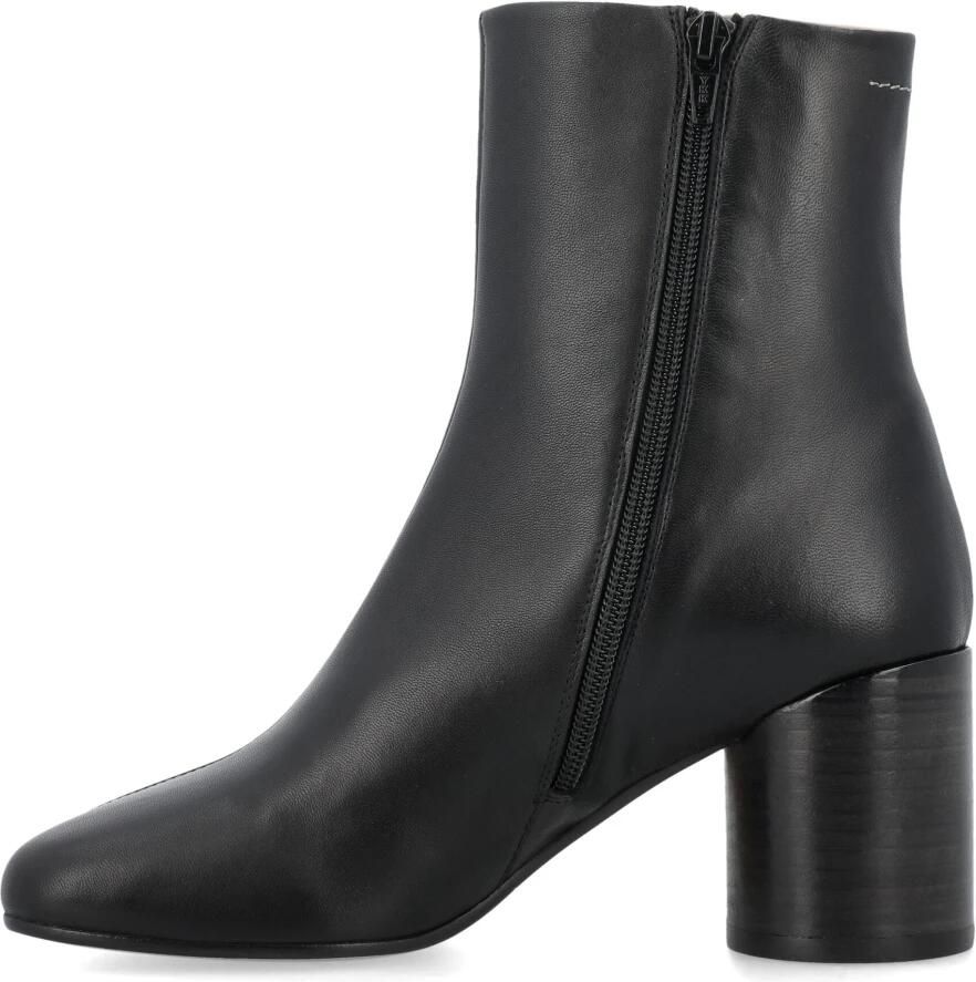 MM6 Maison Margiela Zwarte Gesloten Enkellaars Aw25 - Foto 3