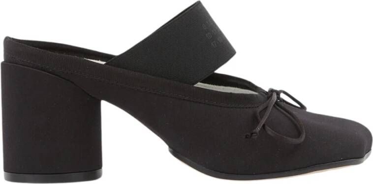 MM6 Maison Margiela Ballerina Hak Mule Ballet Black Dames