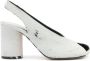 MM6 Maison Margiela Peep Toe Blokhak Schoenen - Thumbnail 1