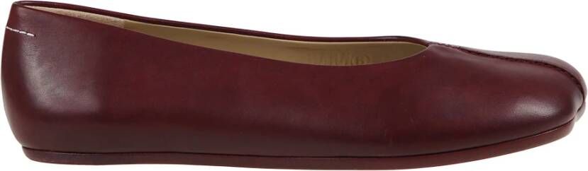 MM6 Maison Margiela Platte leren ballerinaschoenen