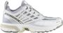 MM6 Maison Margiela Zilveren Synthetische Sneakers Ronde Teen Gray Heren - Thumbnail 9