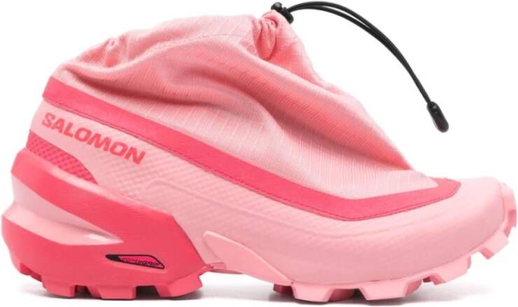 MM6 Maison Margiela Flamingo Pink Cross Low Sneakers Pink Dames
