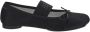 MM6 Maison Margiela Zwarte Satijnen Balletschoenen Ronde neus Strik Black Dames - Thumbnail 26