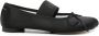 MM6 Maison Margiela Zwarte Satijnen Balletschoenen Ronde neus Strik Black Dames - Thumbnail 30