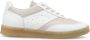 MM6 Maison Margiela Witte Leren Sneakers met Beige Patches Wit Heren - Thumbnail 6