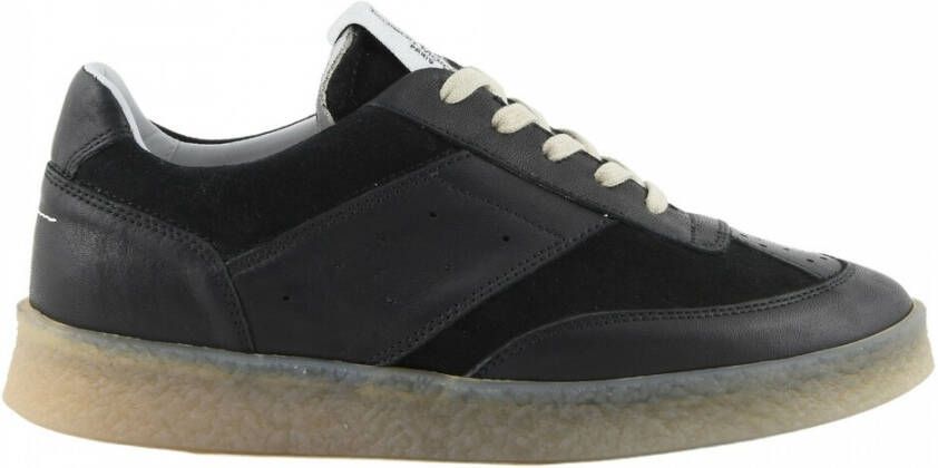 Maison Margiela Stijlvolle Leren Sneakers voor Vrouwen Black Dames