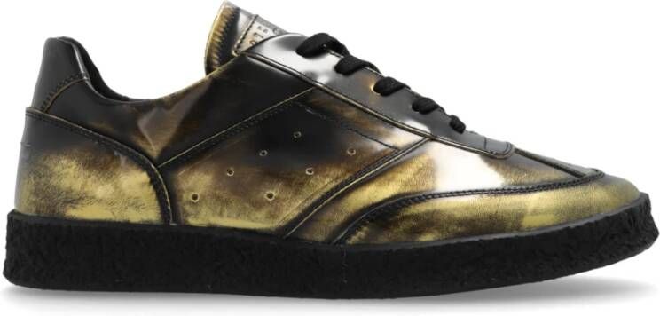 MM6 Maison Margiela 6 Court Low-top Sneakers Black Heren