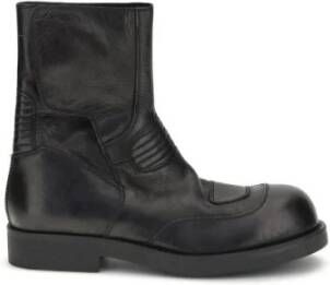 MM6 Maison Margiela Stijlvolle Enkellaarsjes met Ritsdetails