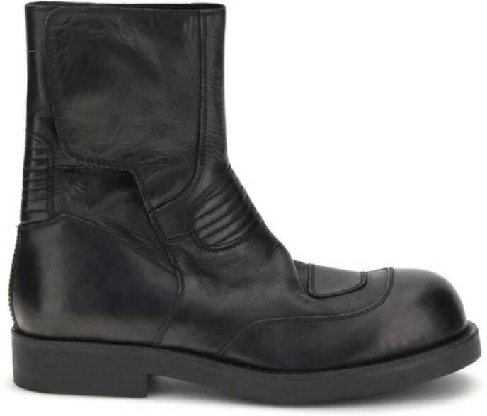 MM6 Maison Margiela Stijlvolle Enkellaarsjes met Ritssluiting