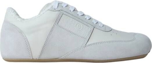MM6 Maison Margiela Suède Leren Lage Sneakers