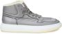 MM6 Maison Margiela Grijze High-Top Bont Sneakers Gray Heren - Thumbnail 1