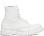 MM6 Maison Margiela Witte Leren Enkellaarzen voor Mannen - Thumbnail 3