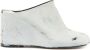 MM6 Maison Margiela Witte leren sleehak sandalen - Thumbnail 1