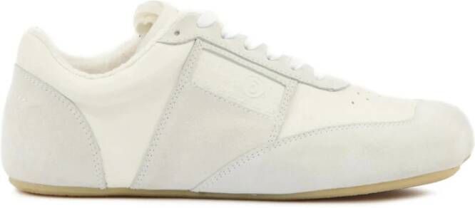 MM6 Maison Margiela Witte Veterschoenen met Handtekening Motief