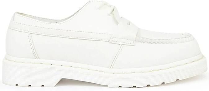 MM6 Maison Margiela Witte Veterschoenen met Ronde Neus