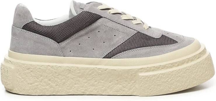 MM6 Maison Margiela Zilver Filigraan Vetersneakers