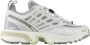 MM6 Maison Margiela Zilveren Synthetische Sneakers Ronde Teen Gray Heren - Thumbnail 1