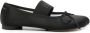 MM6 Maison Margiela Zwarte Satijnen Balletschoenen Ronde neus Strik Black Dames - Thumbnail 1