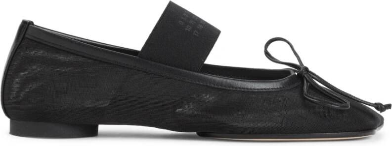 MM6 Maison Margiela Zwarte Ballerina's voor Vrouwen