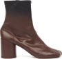 MM6 Maison Margiela Zwarte Enkellaars - Thumbnail 1