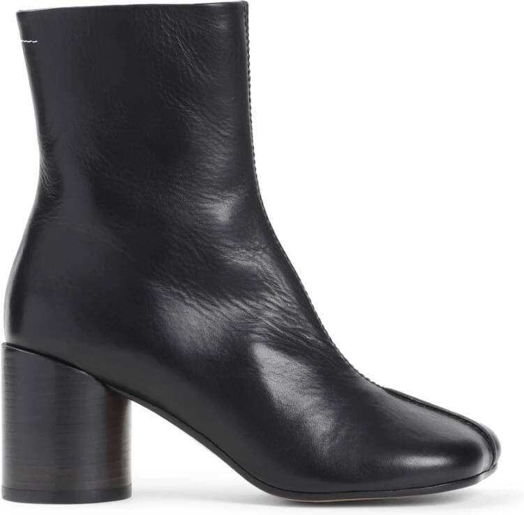 MM6 Maison Margiela Zwarte enkellaarsjes