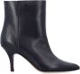 MM6 Maison Margiela Zwarte gesloten teen stiletto enkellaarzen - Thumbnail 1