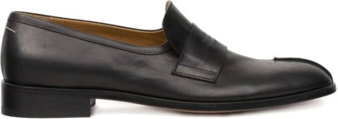 MM6 Maison Margiela Zwarte Leren Sandalen voor Mannen