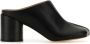 MM6 Maison Margiela Zwarte leren Tabi muiltjes hakken Black Dames - Thumbnail 1