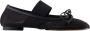MM6 Maison Margiela Zwarte Nylon Ballerina Slip-On Schoenen - Thumbnail 1