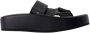 MM6 Maison Margiela Zwarte Synthetische Sandalen Amandel Teen Black Heren - Thumbnail 8