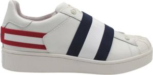 MOA Master OF Arts Bianco Blu Lage Sneakers Wit Dames