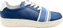 MOA Master OF Arts Blauwe Action Leren Sneakers Md21 M10C Blue Heren - Thumbnail 1