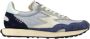 MOA Master OF Arts Blauwe Sneakers met Hemelsblauw Hielstuk - Thumbnail 1