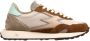 MOA Master OF Arts Bruine Suède Sneakers met Roze Logo Brown Dames - Thumbnail 1